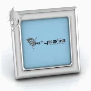 Krysaliis Dolphin Square 925 Sterling Silver Picture Frame
 Gift Boxed